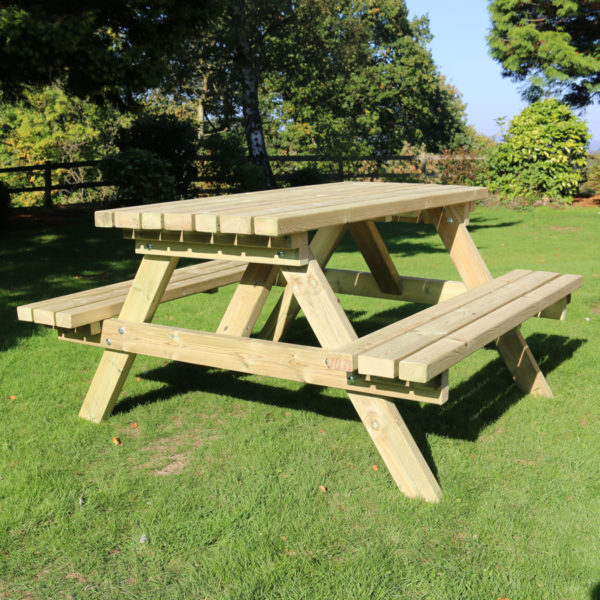 Timber Deluxe Garden Picnic Table | Small - Churnet Valley