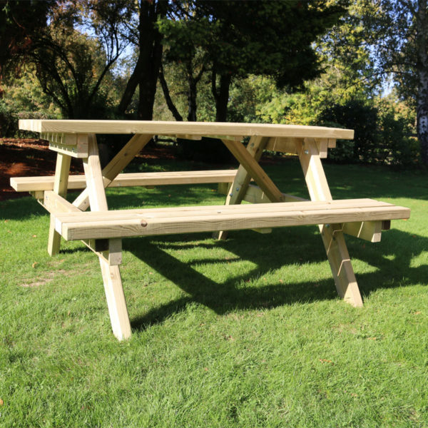 Timber Deluxe Garden Picnic Table | Small - Churnet Valley