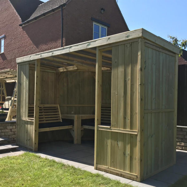 Timber Riviera Enclosed Garden Room - Churnet Valley