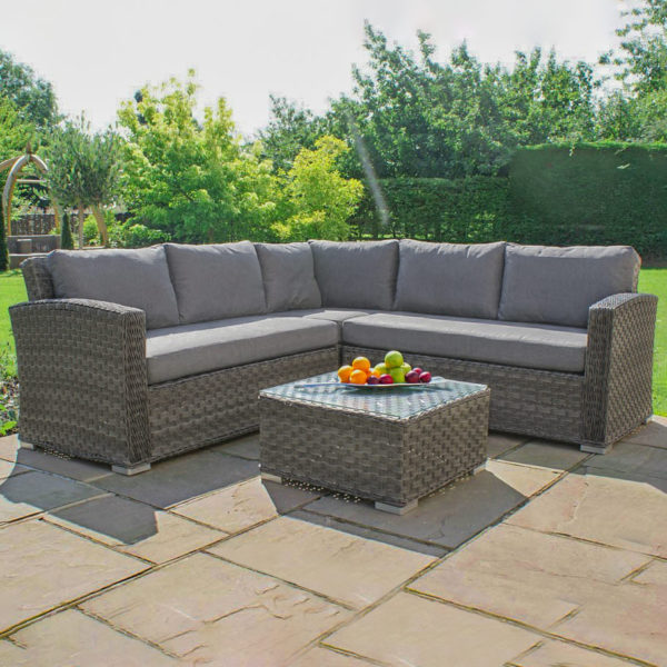 Maze Victoria Rattan Small Corner Sofa Group