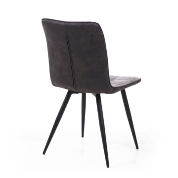 Rodeo Light Grey Suede Effect Dining Chair