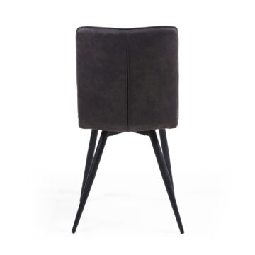 Rodeo Light Grey Suede Effect Dining Chair