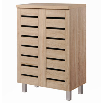 Colbrook 2 Door Shoe Cabinet | Sonoma Oak Finish