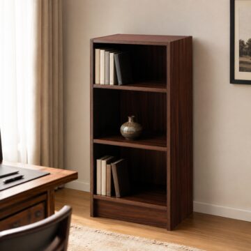 Colbrook Walnut Small Narrow Bookcase | Walnut