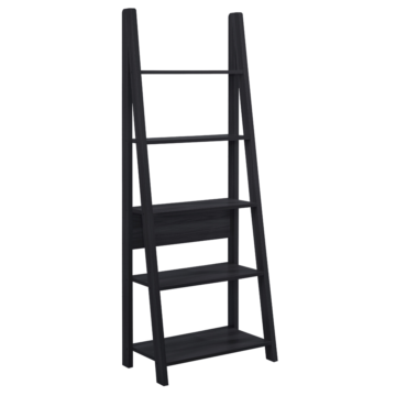 Orrell Black Ladder Bookcase