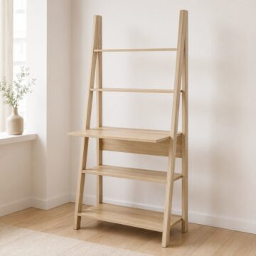 Orrell Ladder Desk | Oak Finish