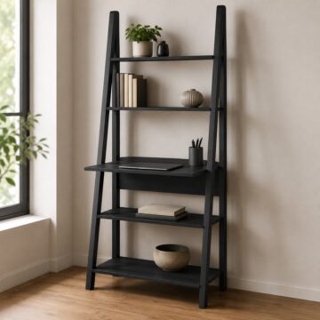 Orrell Black Ladder Desk