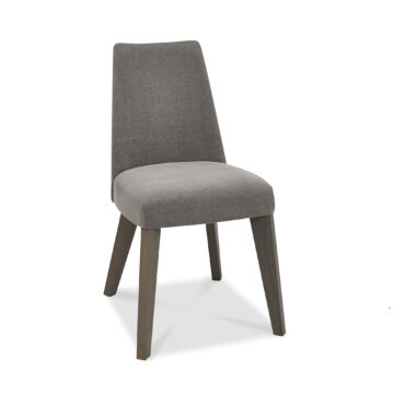 Shrewsbury Oak Pair of Upholstered Chairs | Smoke Grey