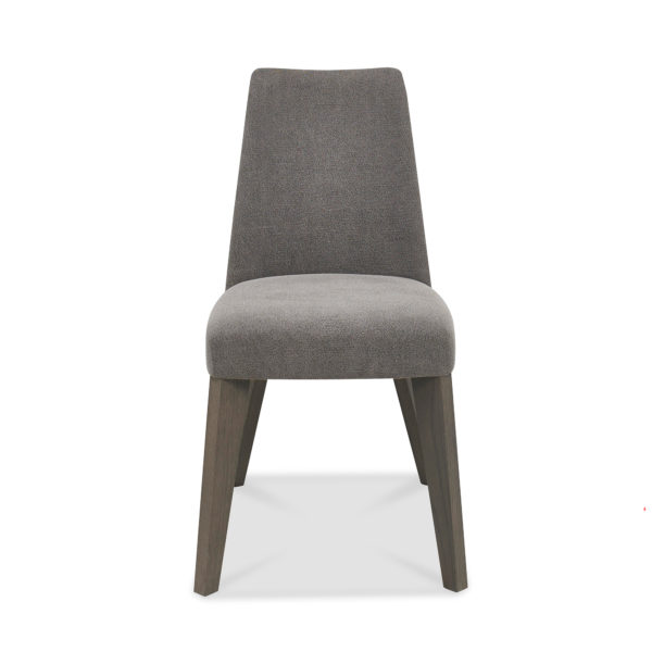 Shrewsbury Oak Pair of Upholstered Chairs | Smoke Grey