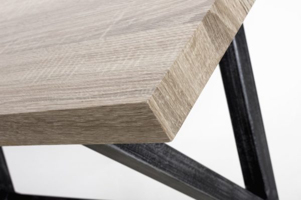 Brevik Breakfast Bar Table | Brown & Black | Assembly Required