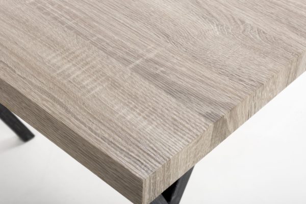 Brevik Breakfast Bar Table | Brown & Black | Assembly Required