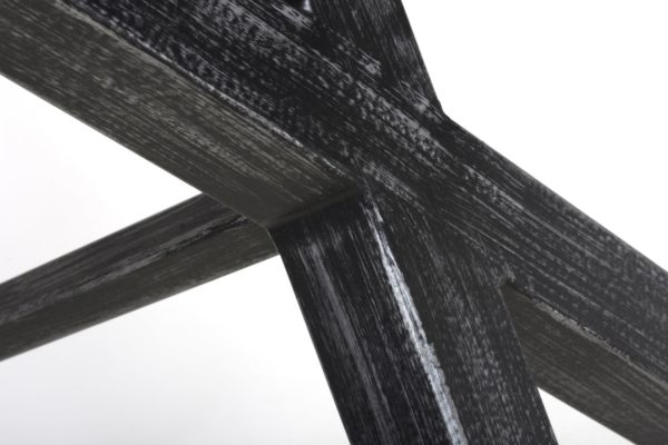 Brevik Breakfast Bar Table | Brown & Black | Assembly Required