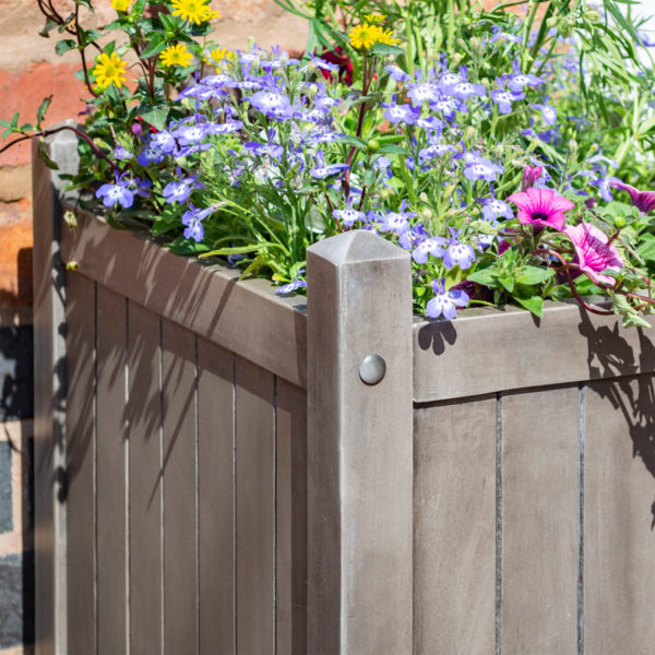 Oakworld Alfresco Alderley Grey Square Planter