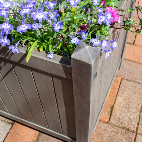Oakworld Alfresco Alderley Grey Square Planter