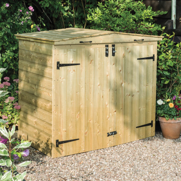Oakworld Alfresco Apex Bin Store
