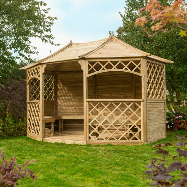Oakworld Alfresco Gazebo | Natural Timber