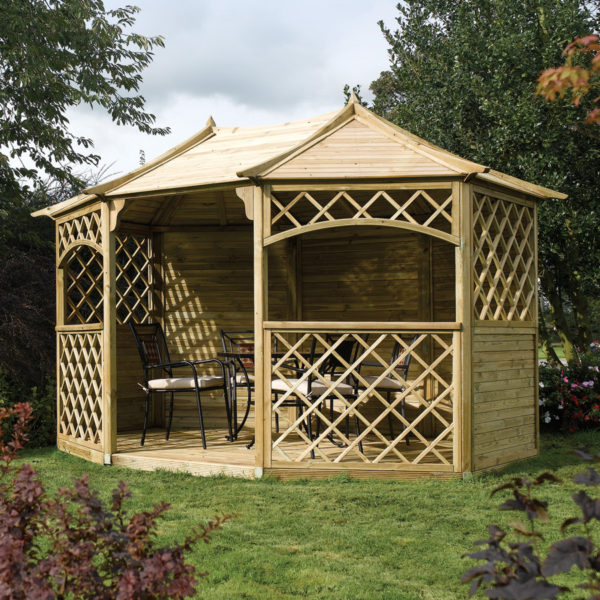 Oakworld Alfresco Gazebo | Natural Timber