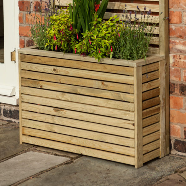 Oakworld Alfresco Planter | Natural Timber