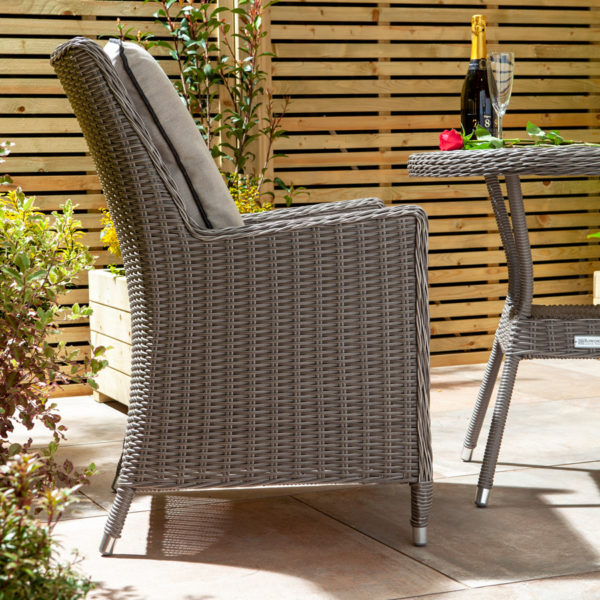 Rattan Bistro Set | Natural Stone - Oakworld Alfresco