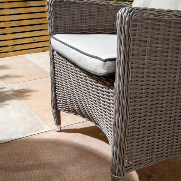Rattan Bistro Set | Natural Stone - Oakworld Alfresco
