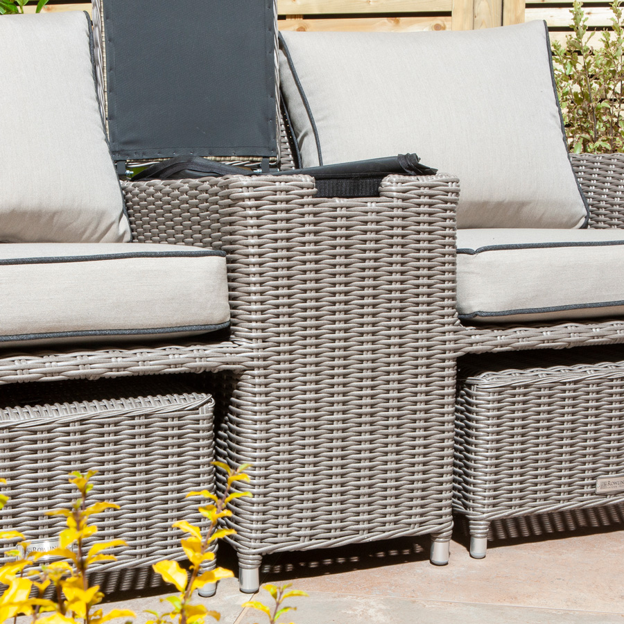 Rattan Companion Seat Natural Stone Oakworld Alfresco Oak World