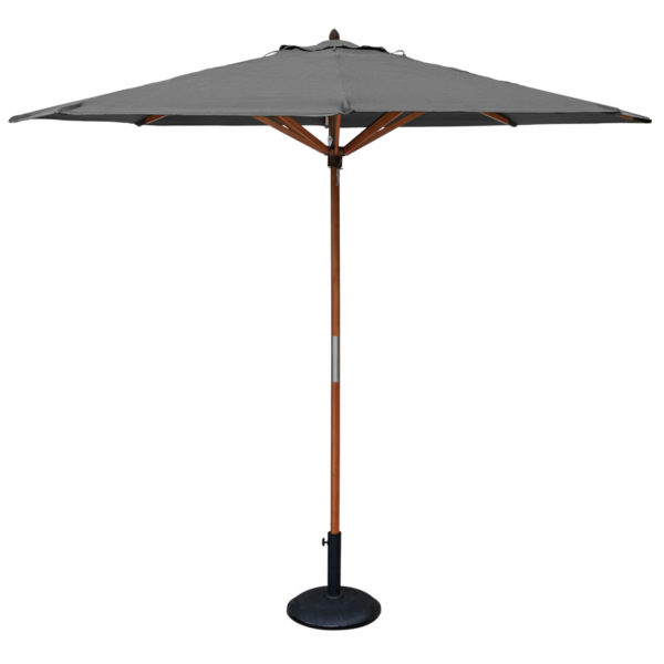 Oakworld Alfresco Grey 2.7m Wooden Parasol