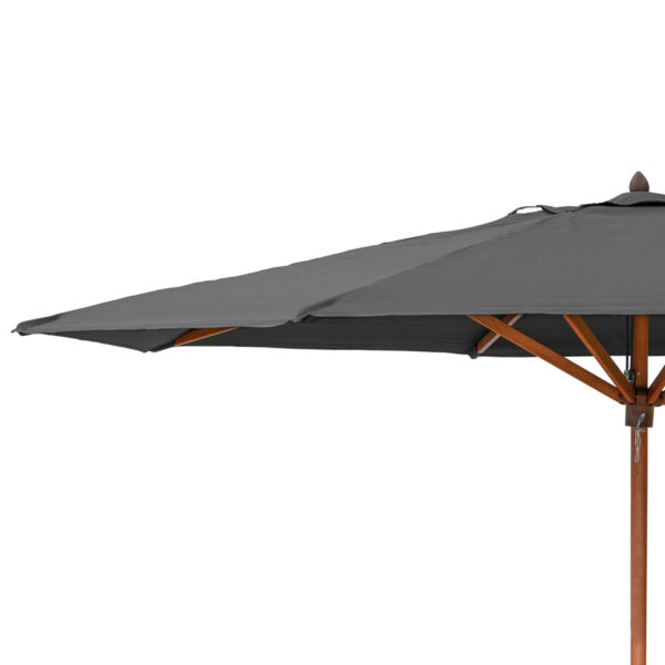 Oakworld Alfresco Grey 2.7m Wooden Parasol