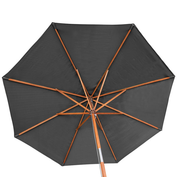Oakworld Alfresco Grey 2.7m Wooden Parasol