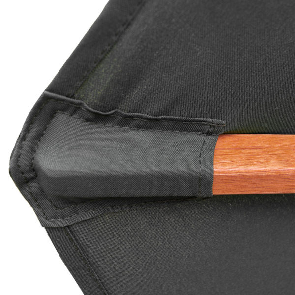 Oakworld Alfresco Grey 2.7m Wooden Parasol