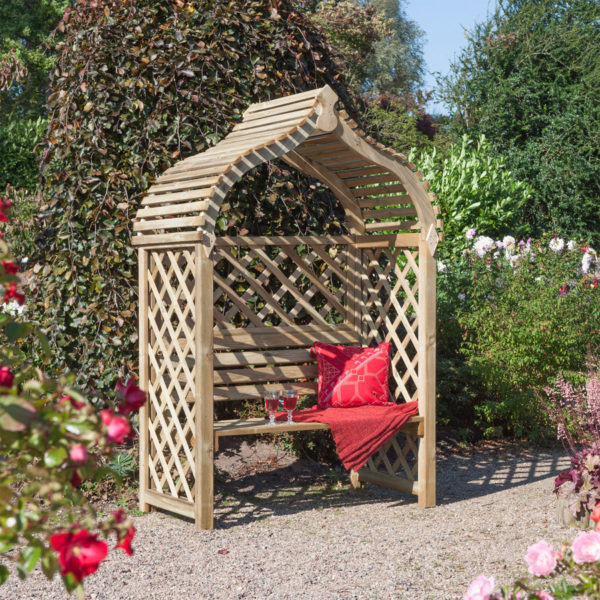 Oakworld Alfresco Jaipur Garden Arbour | Natural Timber