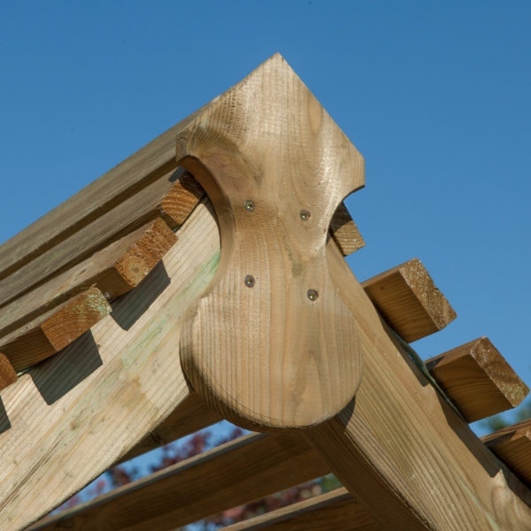 Oakworld Alfresco Jaipur Garden Arbour | Natural Timber