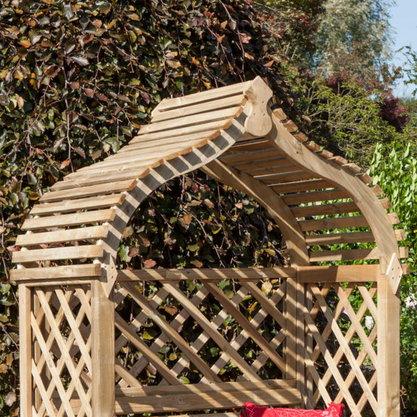 Oakworld Alfresco Jaipur Garden Arbour | Natural Timber