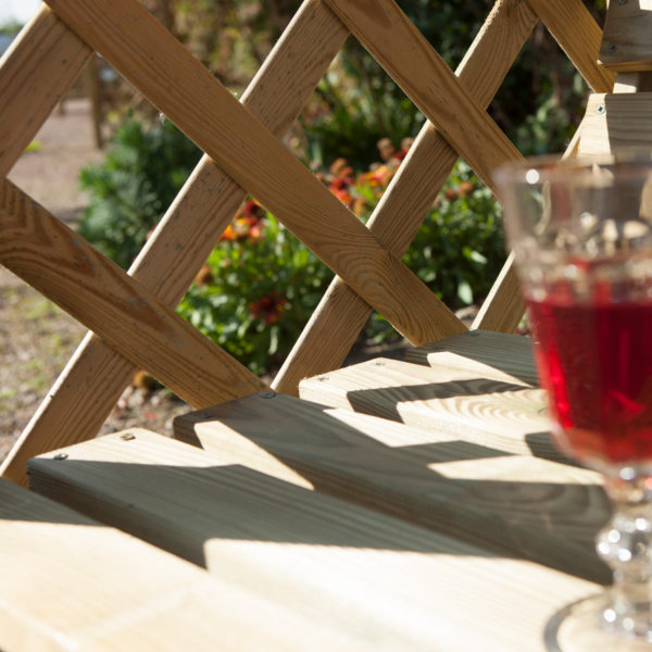 Oakworld Alfresco Jaipur Garden Arbour | Natural Timber