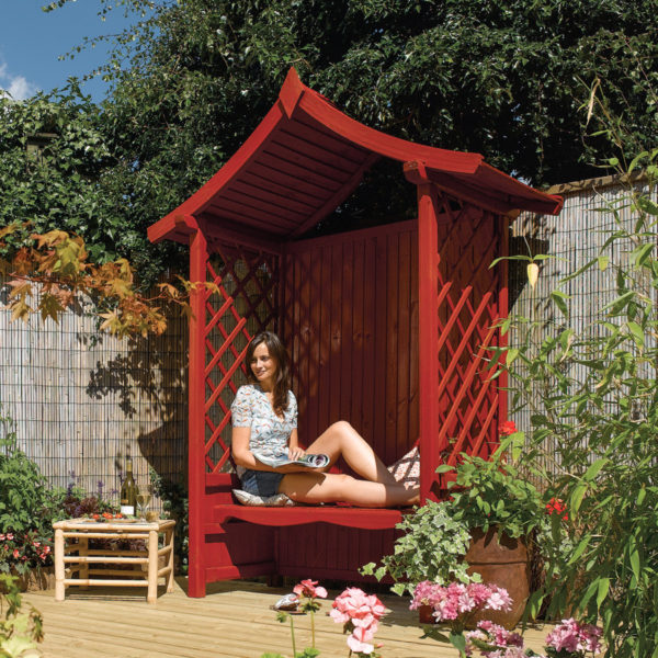 Oakworld Alfresco Tenbury Garden Arbour | Natural Timber