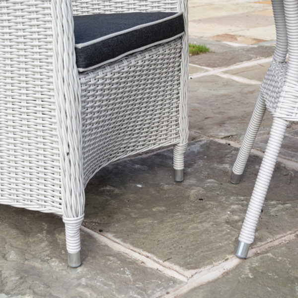Rattan Bistro Set | Putty Grey - Oakworld Alfresco
