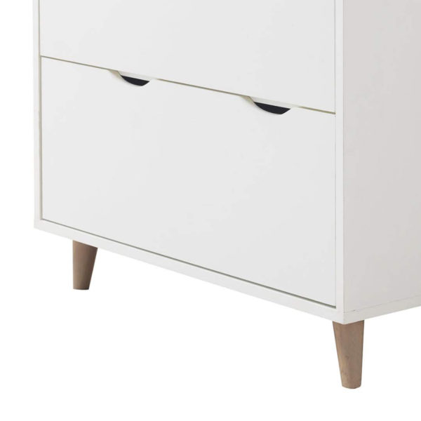 Pemberton 4 Drawer Chest | White | Self Assembly
