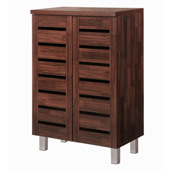Colbrook Oak 2 Door Shoe Cabinet | Dirty Oak | Self Assembly