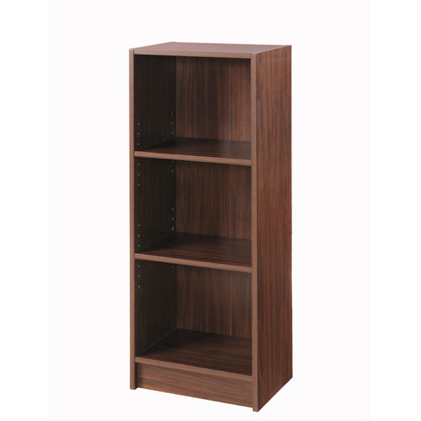 Colbrook Walnut Medium Narrow Bookcase | Walnut | Self Assembly