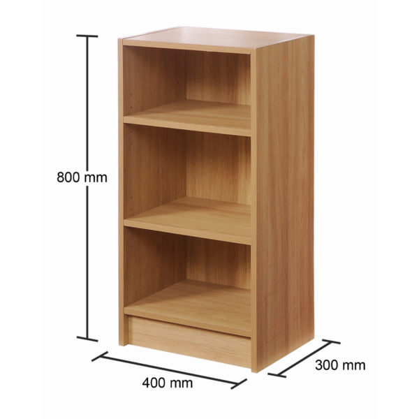 Colbrook Oak Small Narrow Bookcase | Oak | Self Assembly