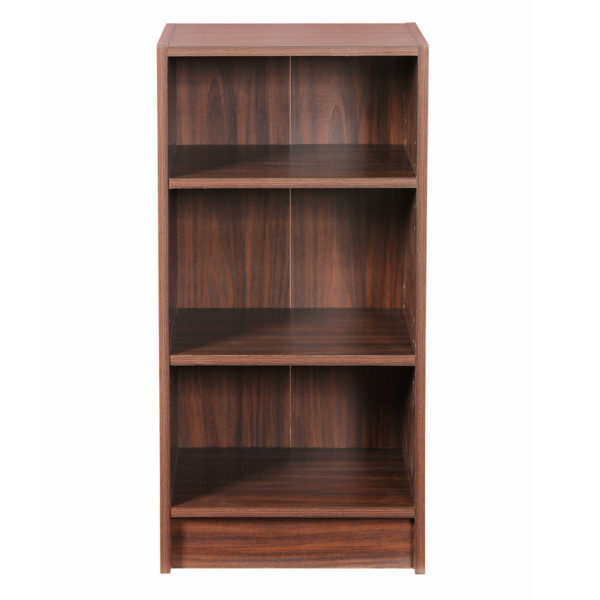 Colbrook Walnut Small Narrow Bookcase | Walnut | Self Assembly
