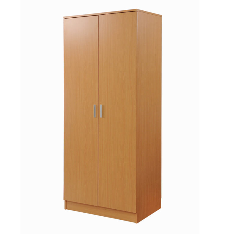 Shevington 2 Door Wardrobe Beech Self Assembly Oak World