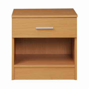 Shevington 1 Drawer Nightstand | Beech Finish