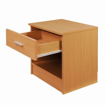 Shevington 1 Drawer Nightstand | Beech Finish