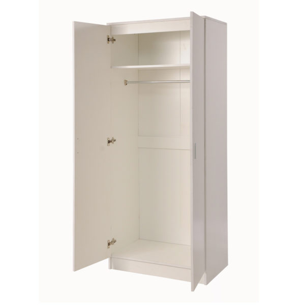 Shevington 2 Door Wardrobe | White | Self Assembly