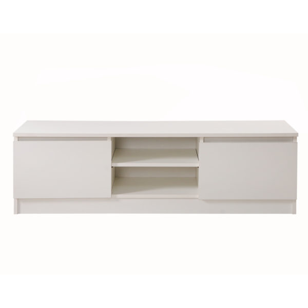 Colbrook White 120cm TV Cabinet | White | Self Assembly