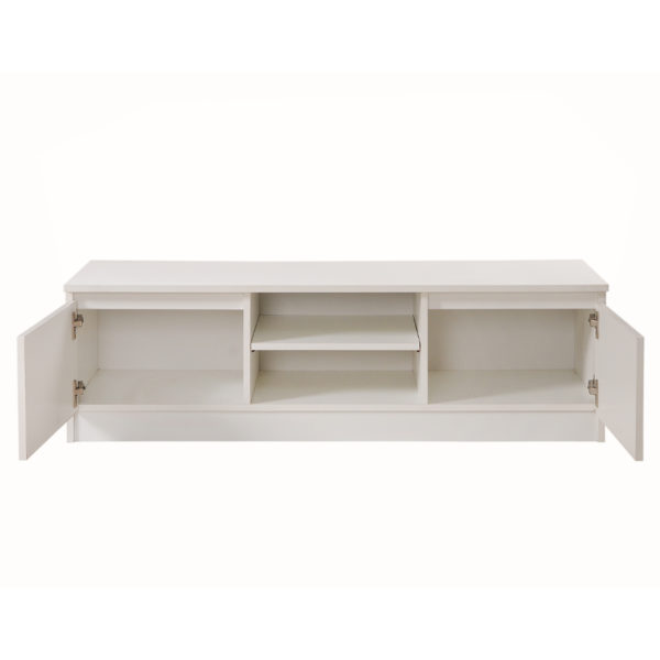 Colbrook White 120cm TV Cabinet | White | Self Assembly