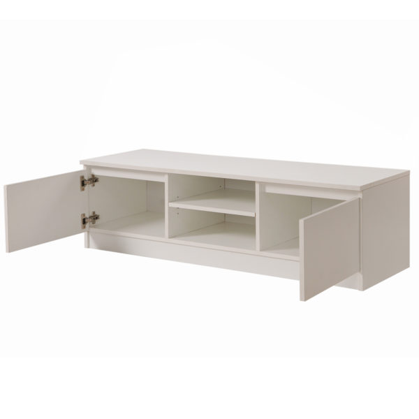 Colbrook White 120cm TV Cabinet | White | Self Assembly