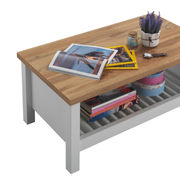Glastonbury Coffee Table | White | Self Assembly