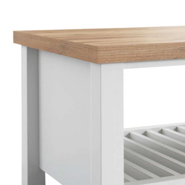 Glastonbury Coffee Table | White | Self Assembly
