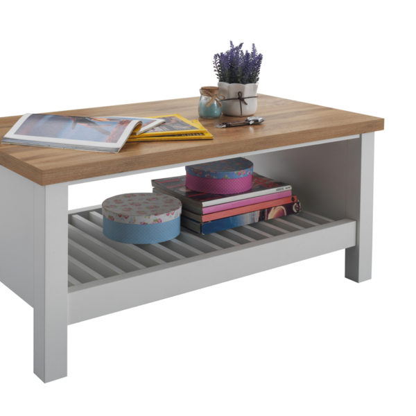 Glastonbury Coffee Table | White | Self Assembly